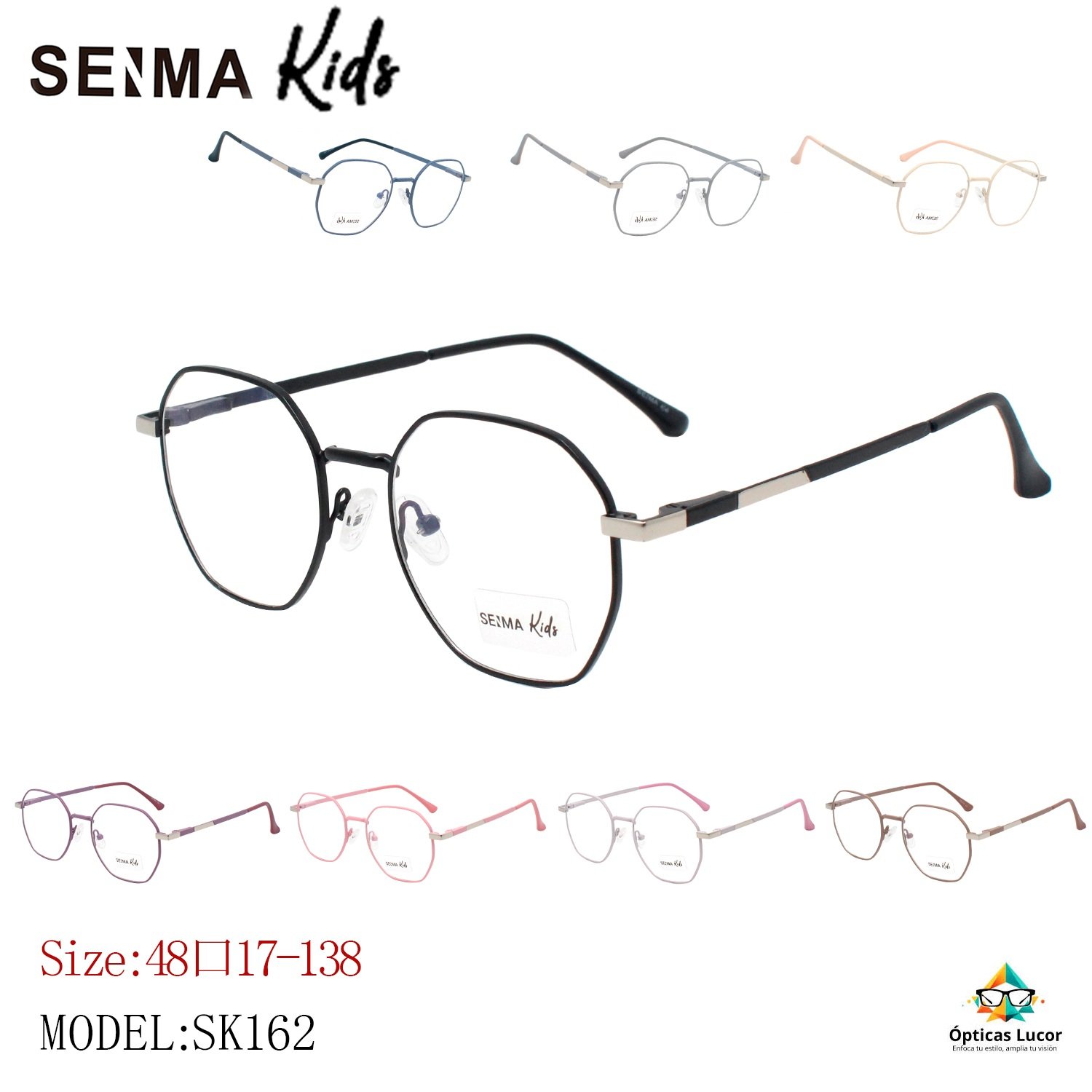 Gafas para Niños/Niñas SK162 – Montura Metálica