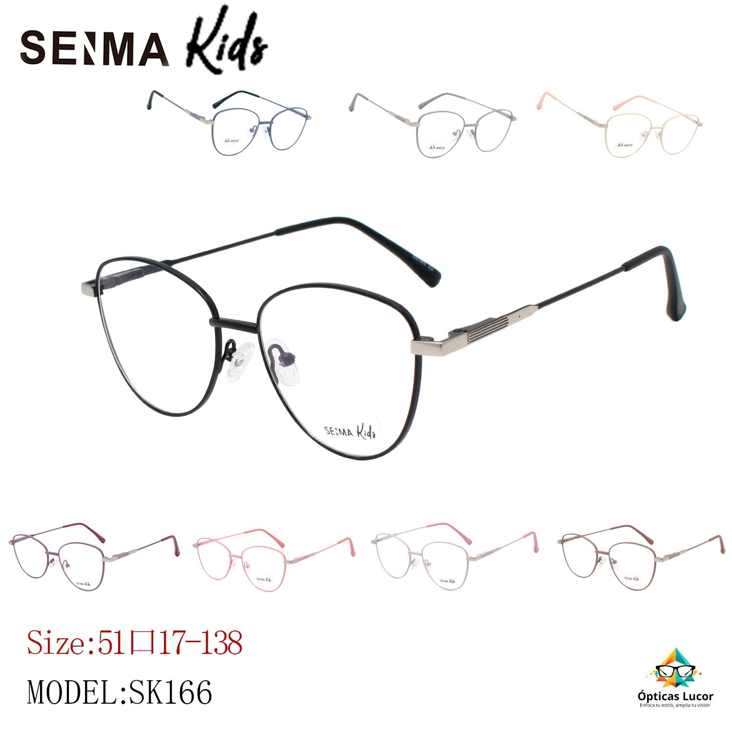 Gafas para Niños/Niñas SK165 – Montura Metálica