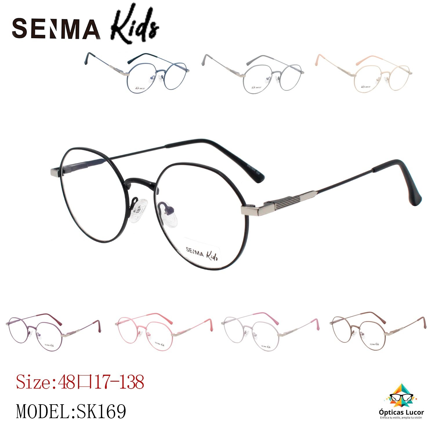 Gafas para Niños/Niñas SK169 – Montura Metálica