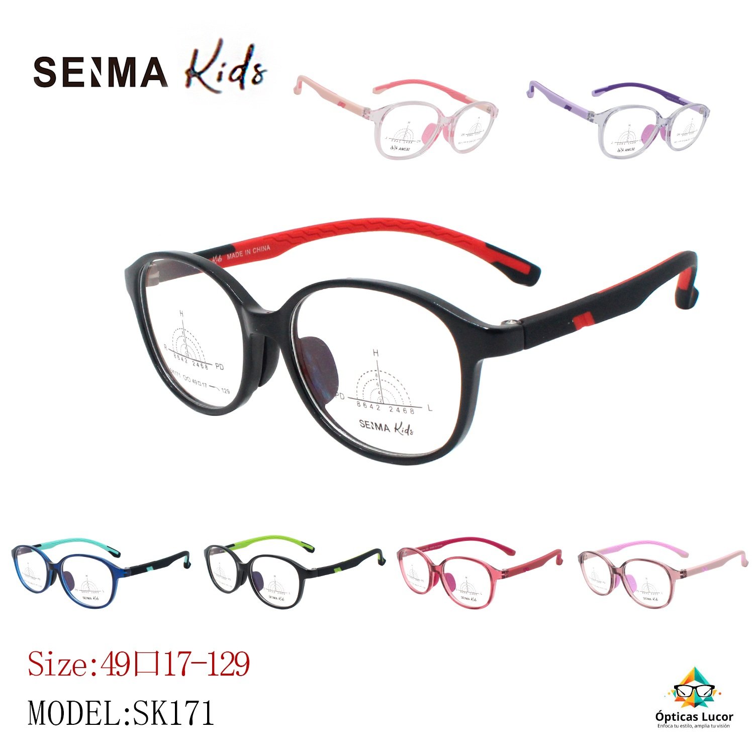 Gafas para Niños/Niñas SK171 – Montura TR90