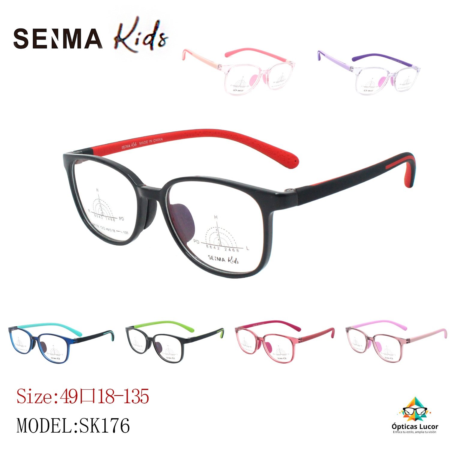Gafas para Niños/Niñas SK176 – Montura TR90