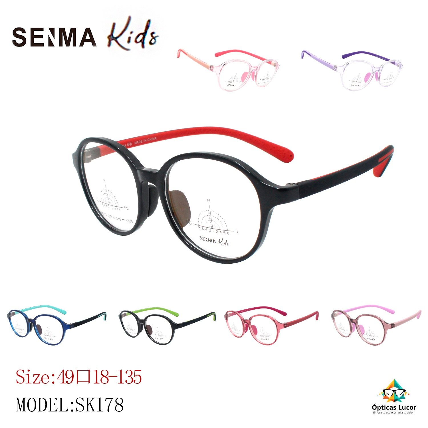 Gafas para Niños/Niñas SK178 – Montura TR90